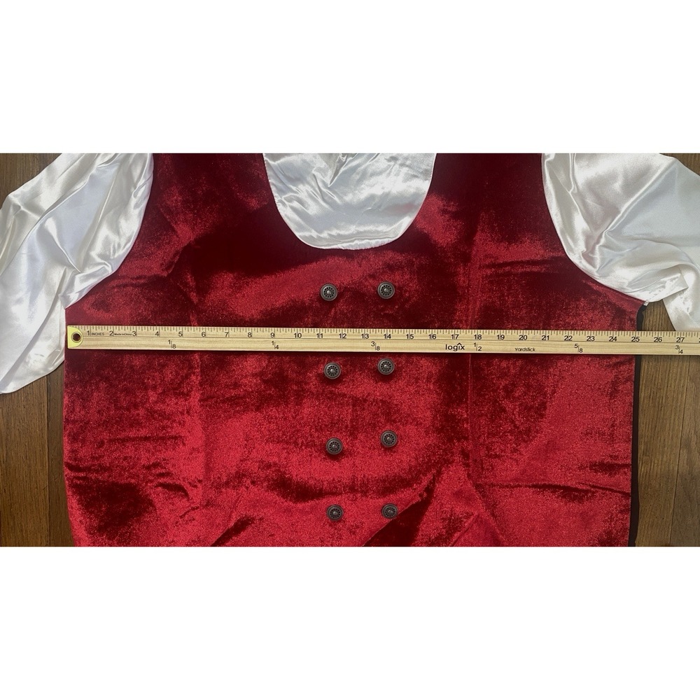 Vampire Costume Adult Plus Size XL Includes Cap and Top - Halloween Theatre Play - Picture 7 of 9